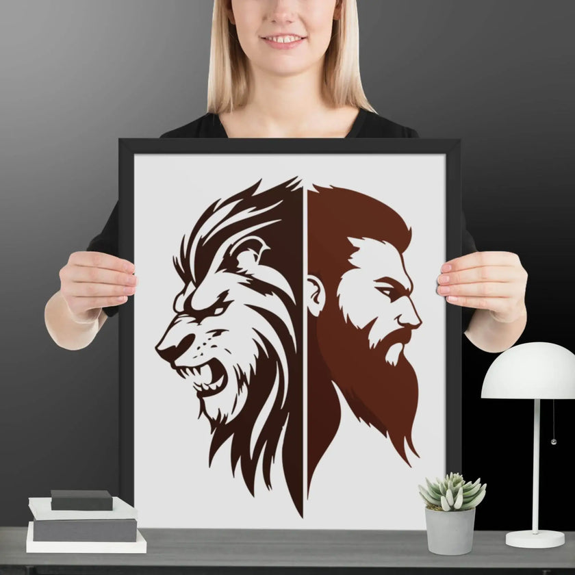 Fierce Fusion Wall Art Framed poster - STYLISHOUR