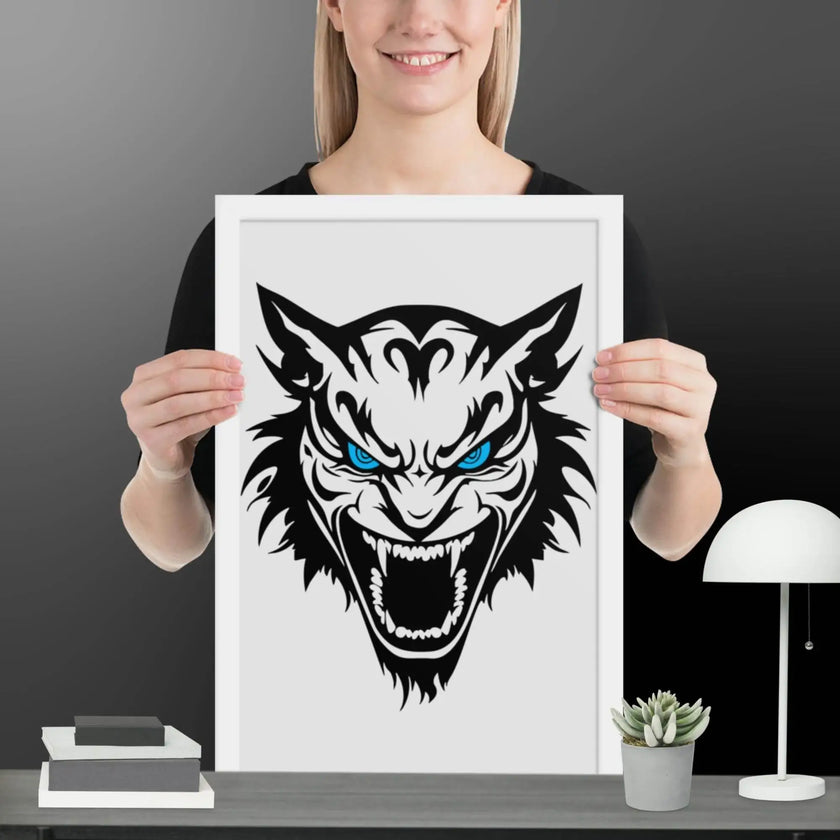 Jungle Madness Wall Art Framed poster - STYLISHOUR