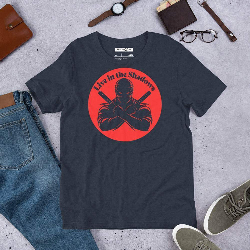 Live in the Shadow Ninja T-shirt - STYLISHOUR