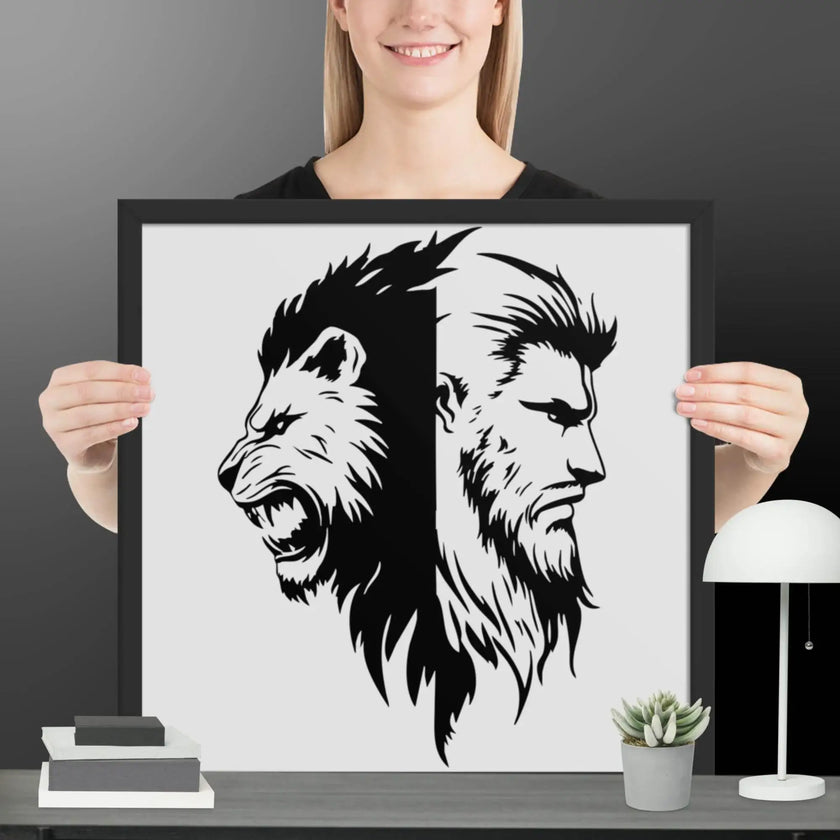 Roaring Fusion Wall Art Framed poster - STYLISHOUR