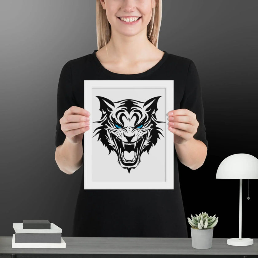 Fierce Fusion Wall Art Framed poster - STYLISHOUR