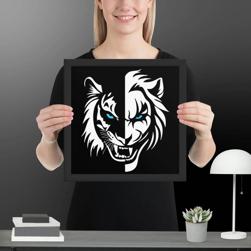 Roar & Madness Wall Art Framed Poster - STYLISHOUR