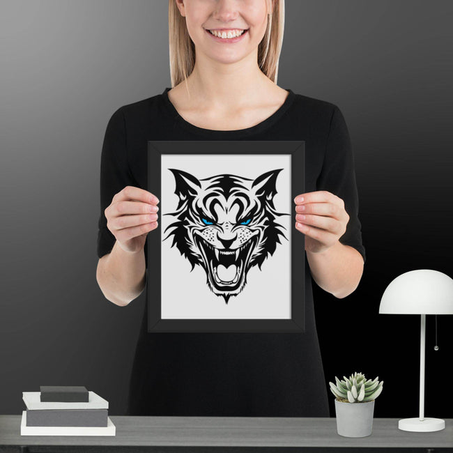 Fierce Fusion Wall Art Framed poster - STYLISHOUR