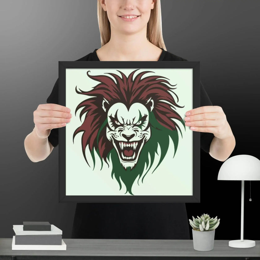 Roaring Madness Wall Decor Framed poster - STYLISHOUR