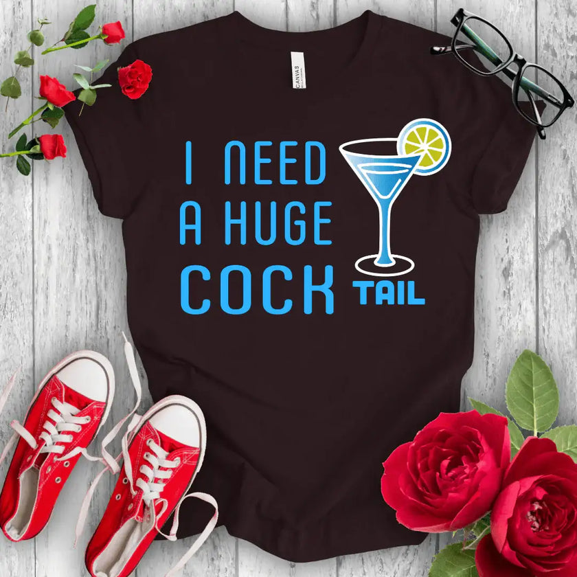 I need a huge cocktail premium tee - STYLISHOUR