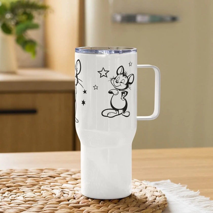 Travel mug with a handle - STYLISHOUR