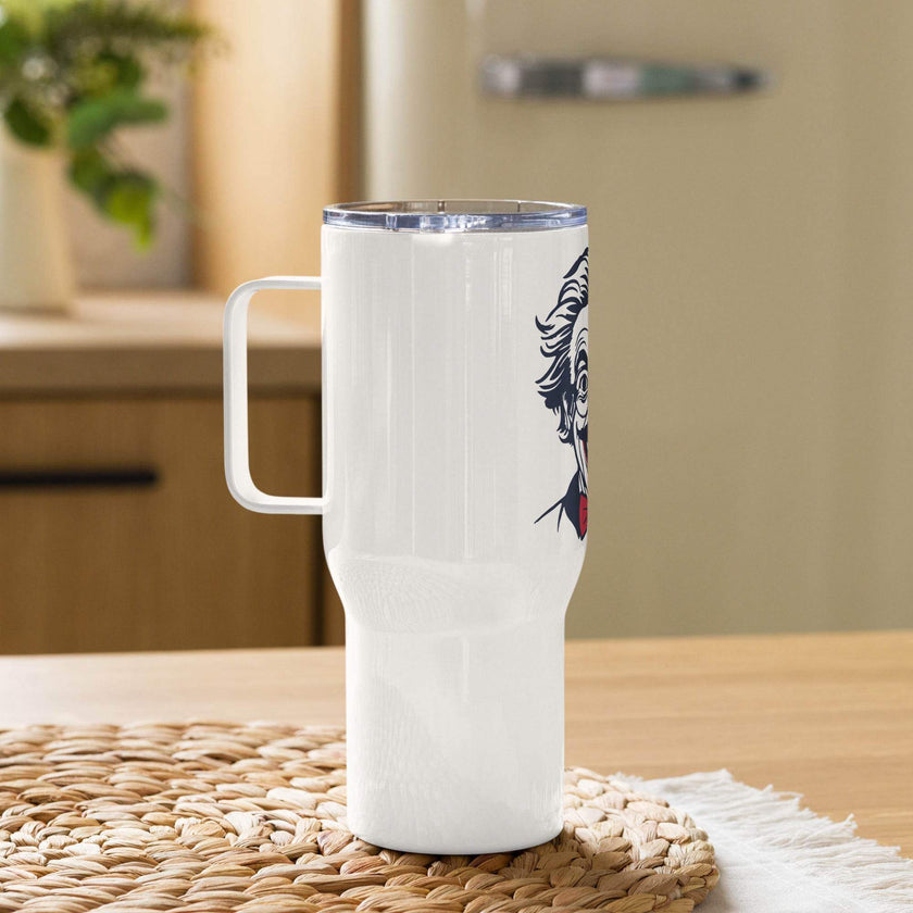 Travel mug with a handle - STYLISHOUR