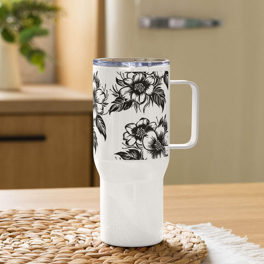 Travel mug with a handle - STYLISHOUR