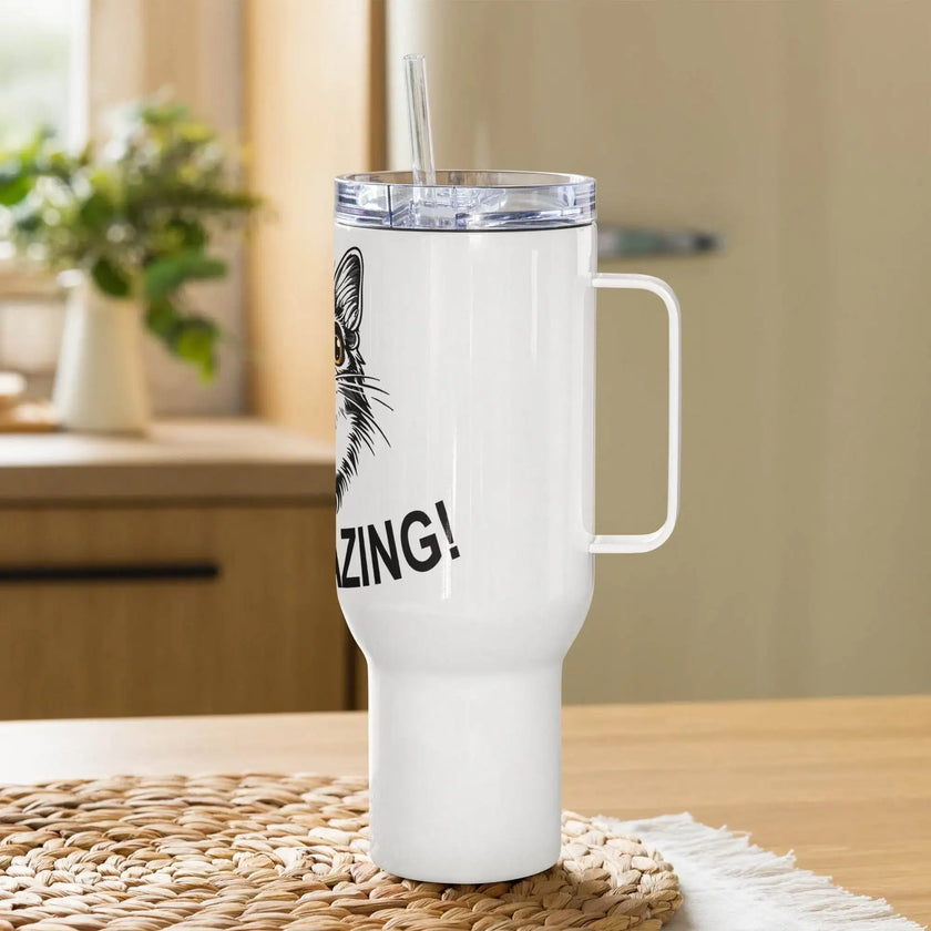 Travel mug with a handle - STYLISHOUR
