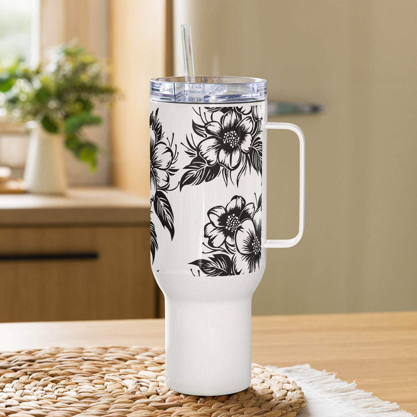 Travel mug with a handle - STYLISHOUR