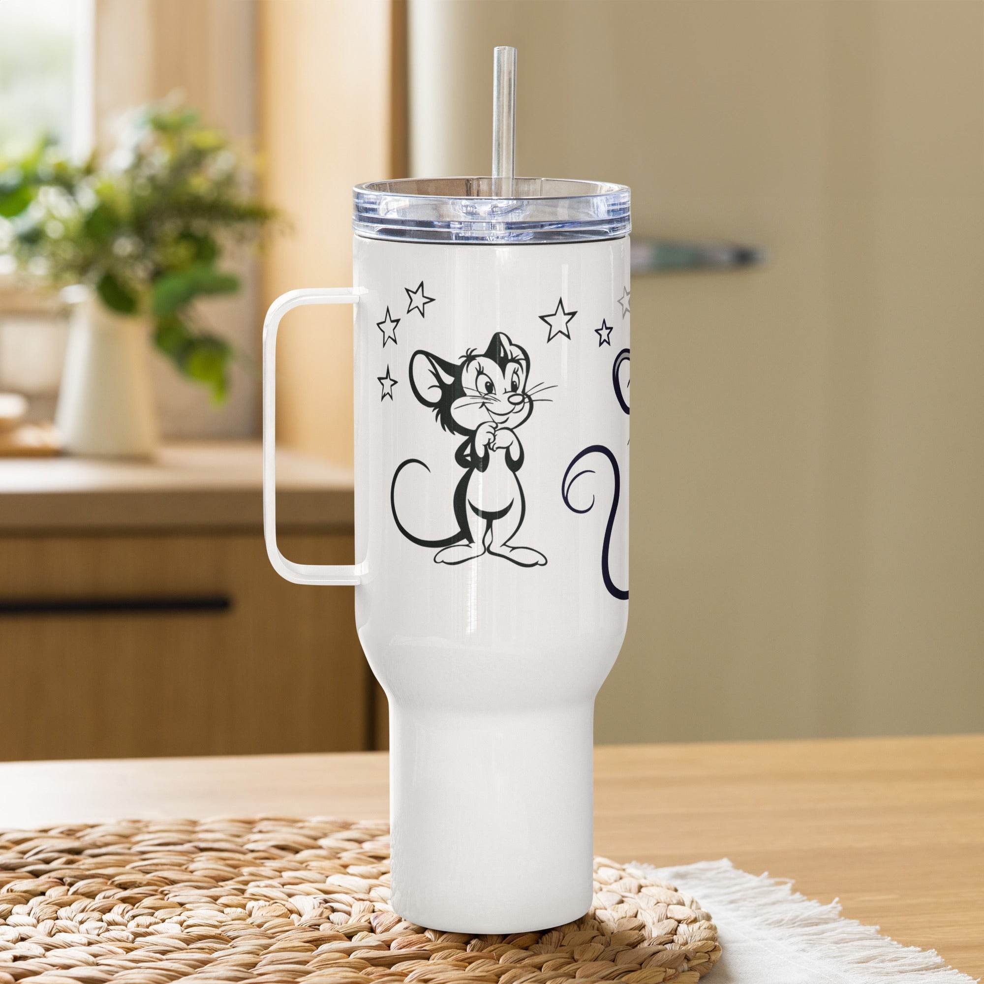 Travel mug with a handle - STYLISHOUR