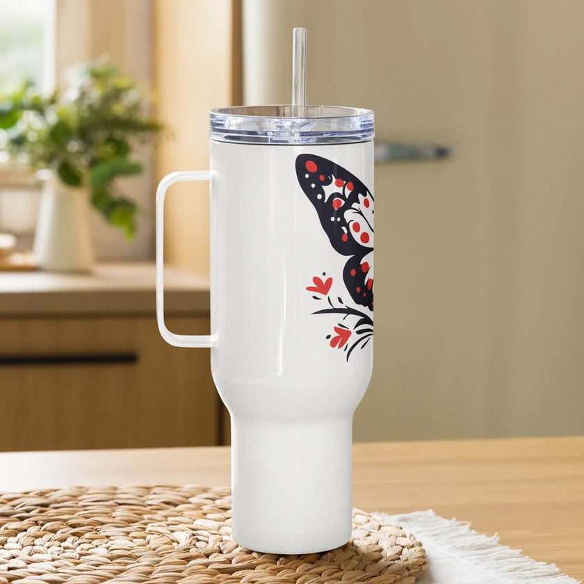 Travel mug with a handle - STYLISHOUR