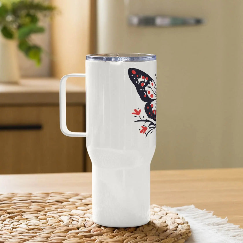 Travel mug with a handle - STYLISHOUR