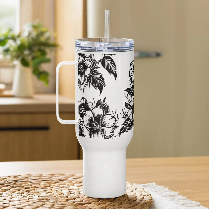 Travel mug with a handle - STYLISHOUR