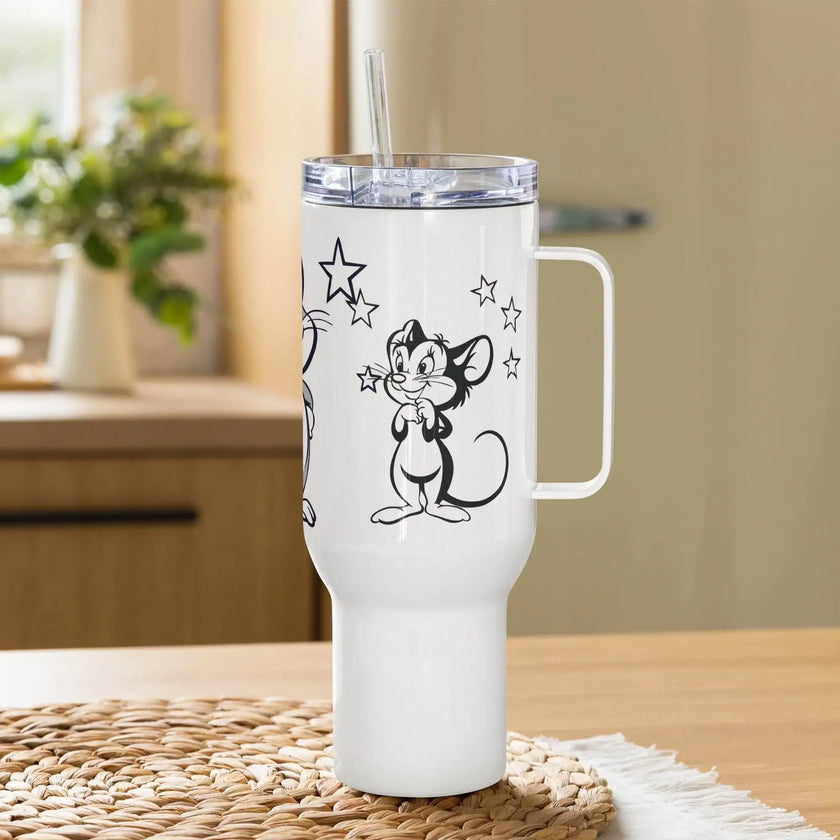 Travel mug with a handle - STYLISHOUR
