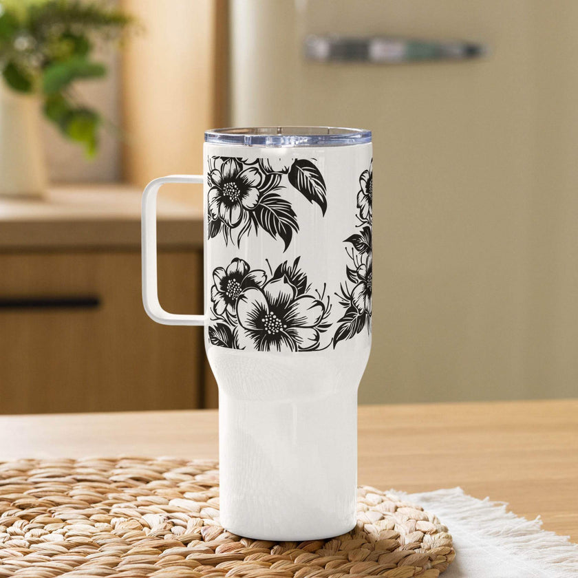 Travel mug with a handle - STYLISHOUR