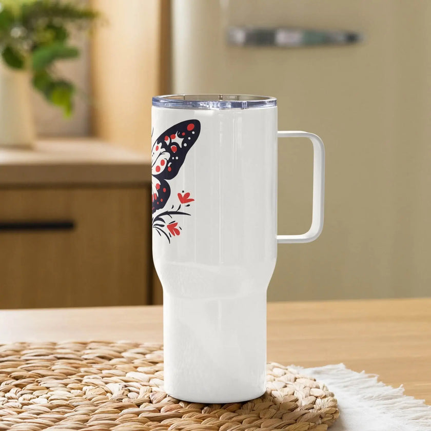 Travel mug with a handle - STYLISHOUR