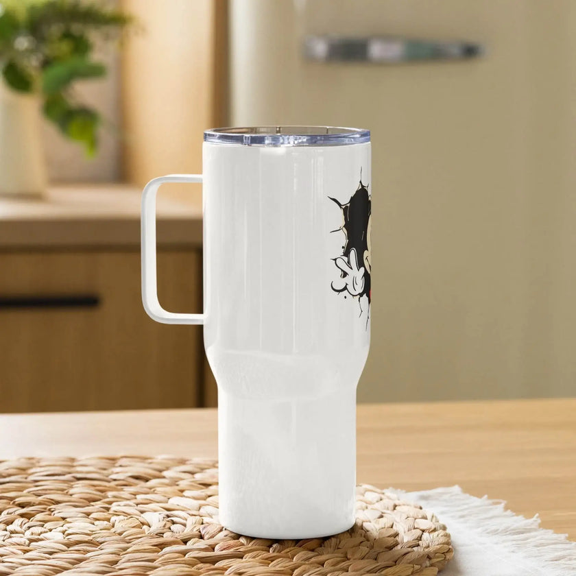 Travel mug with a handle - STYLISHOUR