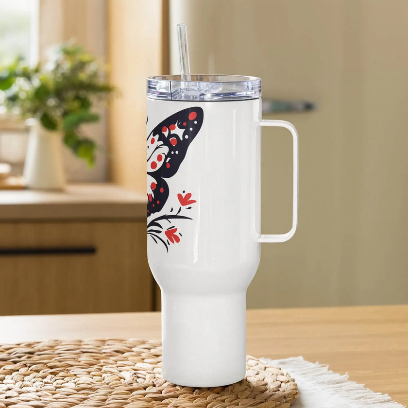 Travel mug with a handle - STYLISHOUR