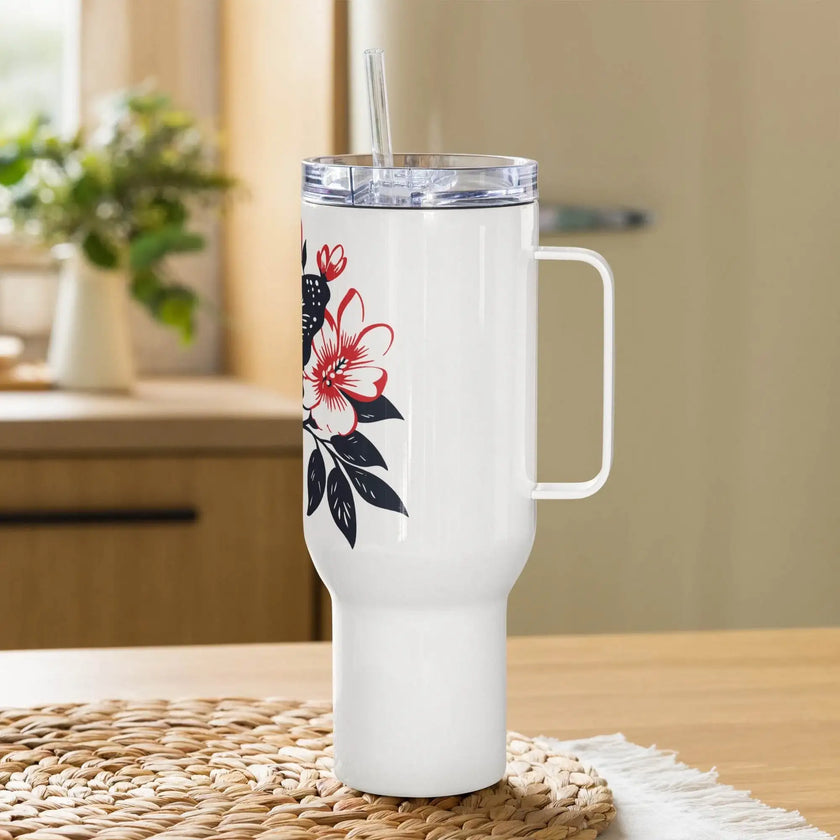 Travel mug with a handle - STYLISHOUR