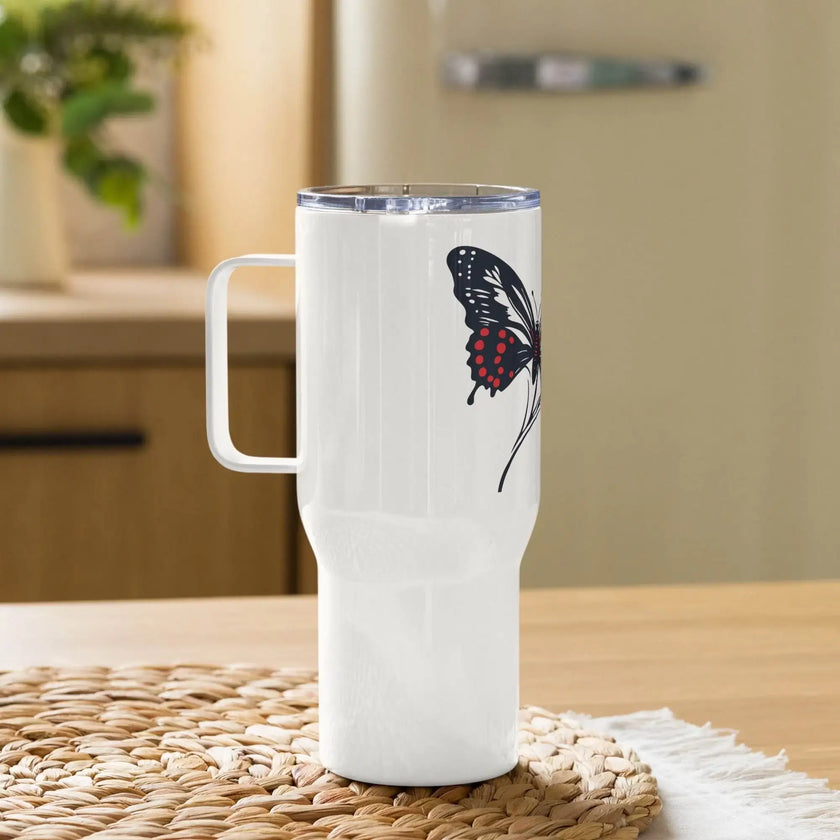 Travel mug with a handle - STYLISHOUR