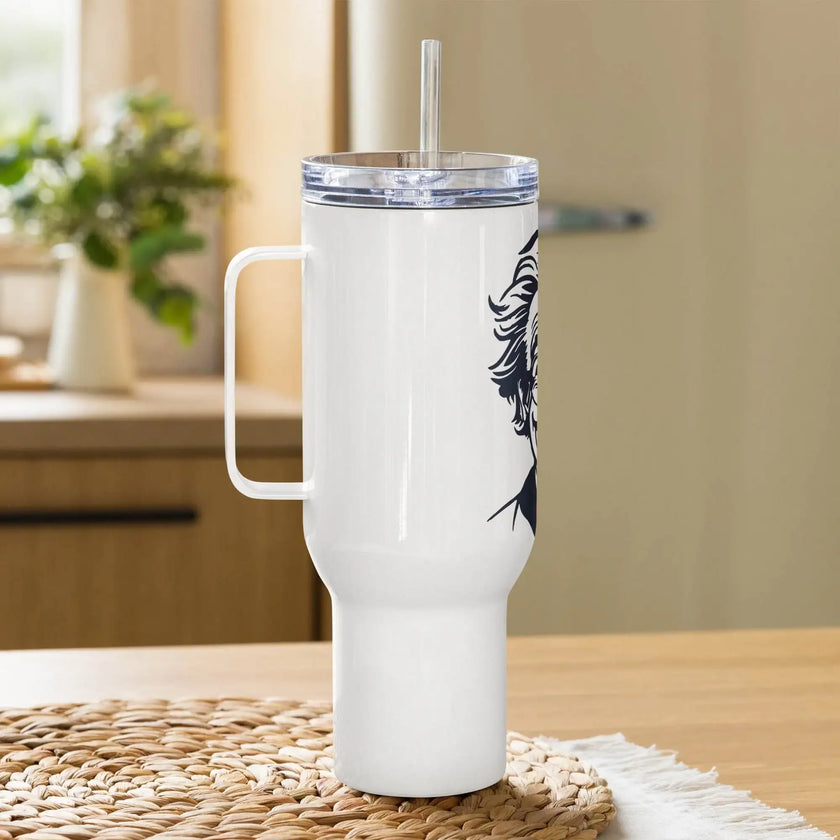 Travel mug with a handle - STYLISHOUR