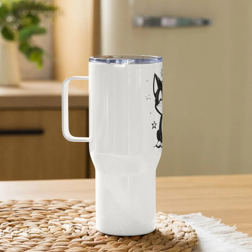 Travel mug with a handle - STYLISHOUR