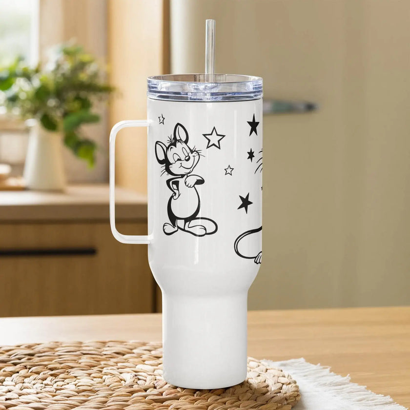 Travel mug with a handle - STYLISHOUR