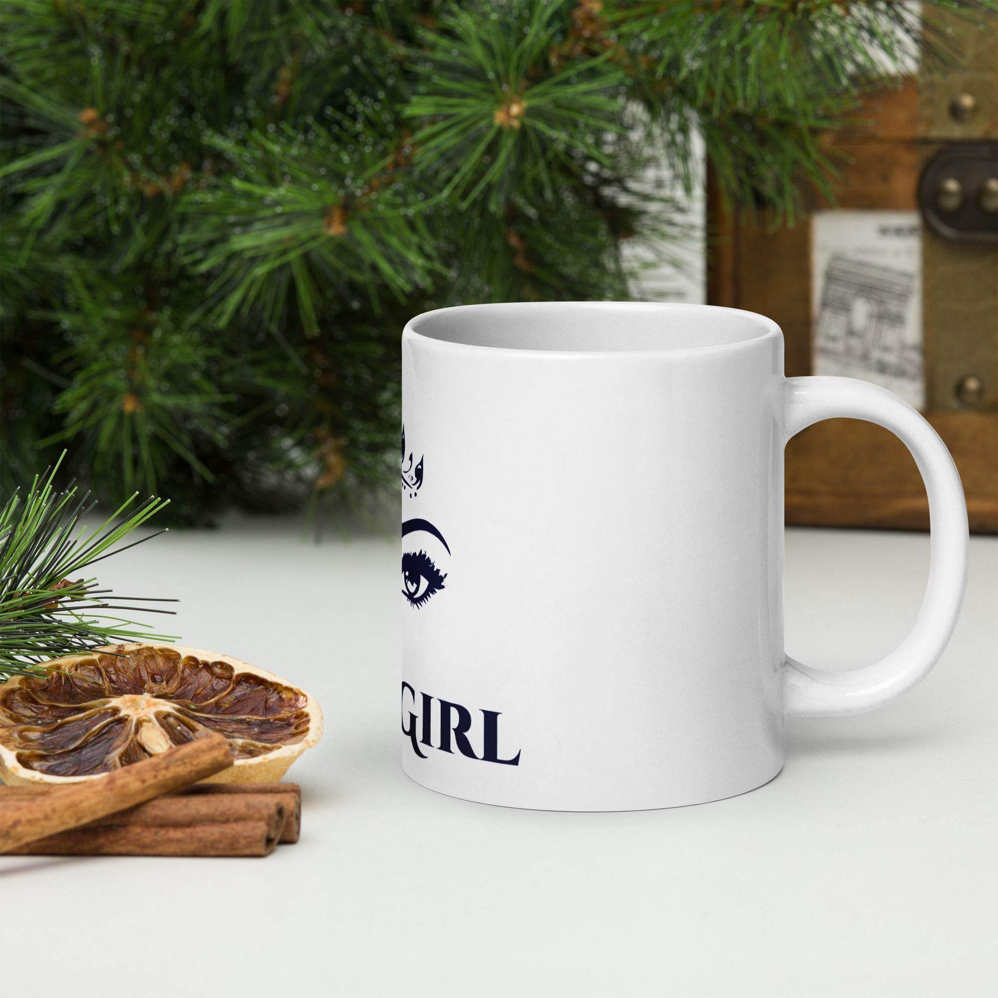 White glossy mug - STYLISHOUR