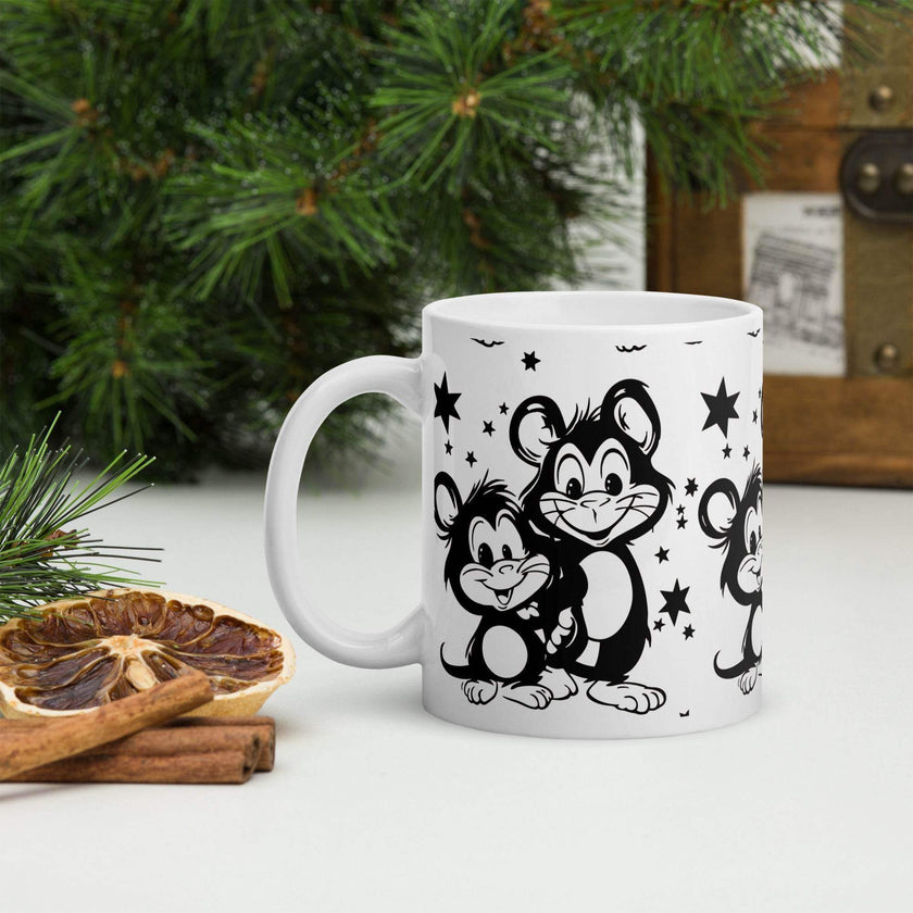 White glossy mug - STYLISHOUR