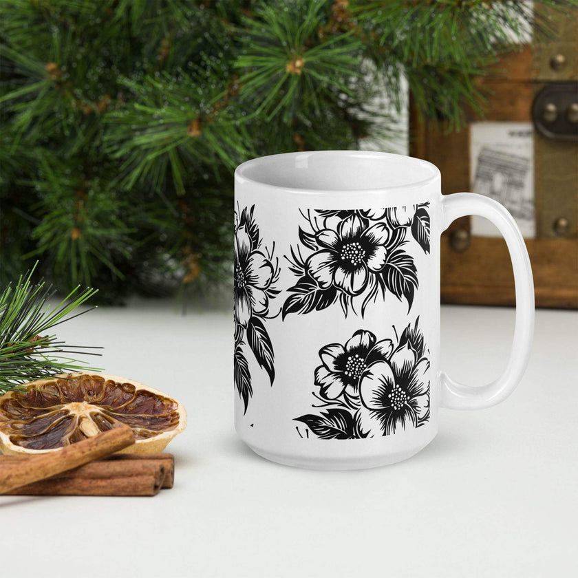 White glossy mug - STYLISHOUR