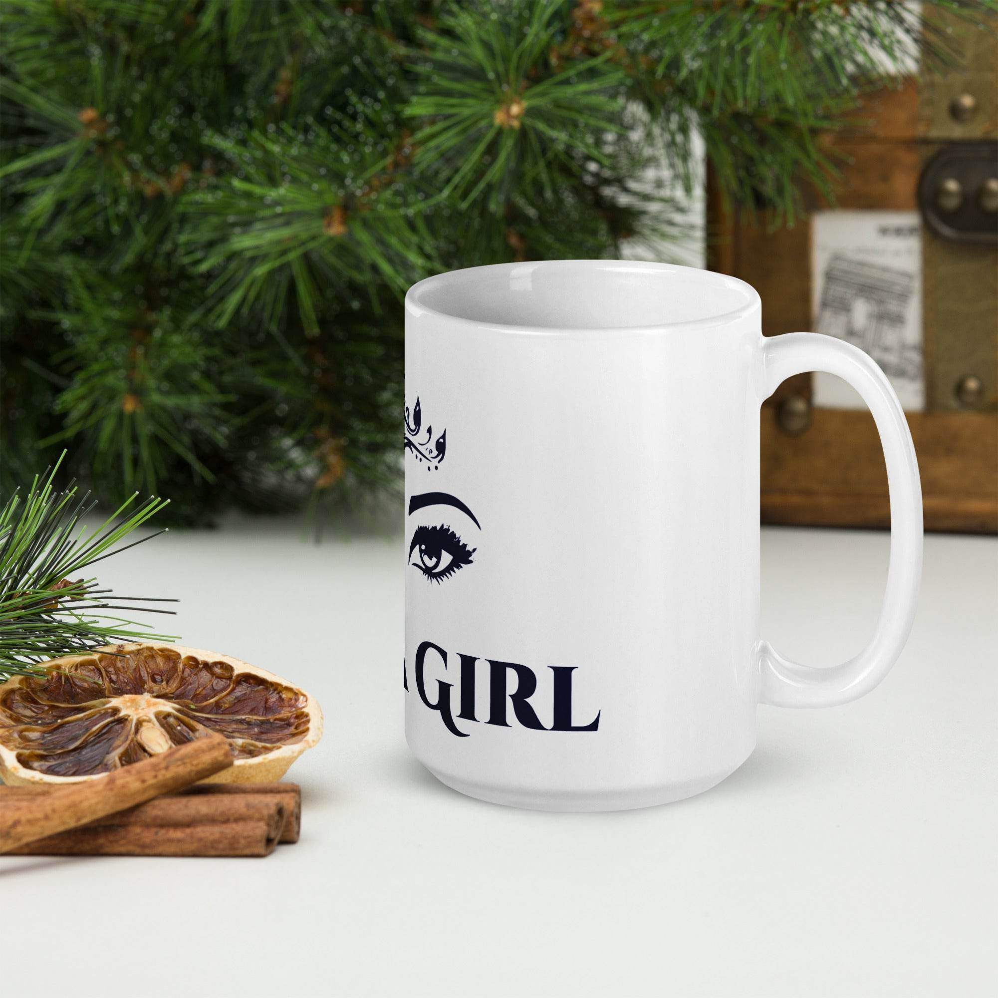 White glossy mug - STYLISHOUR