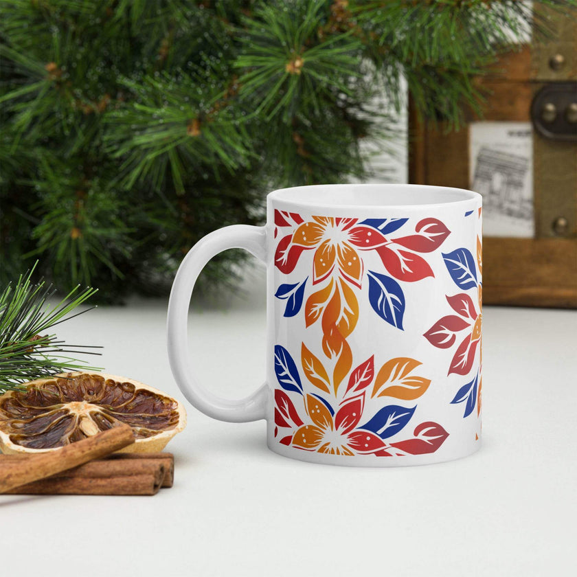 White glossy mug - STYLISHOUR