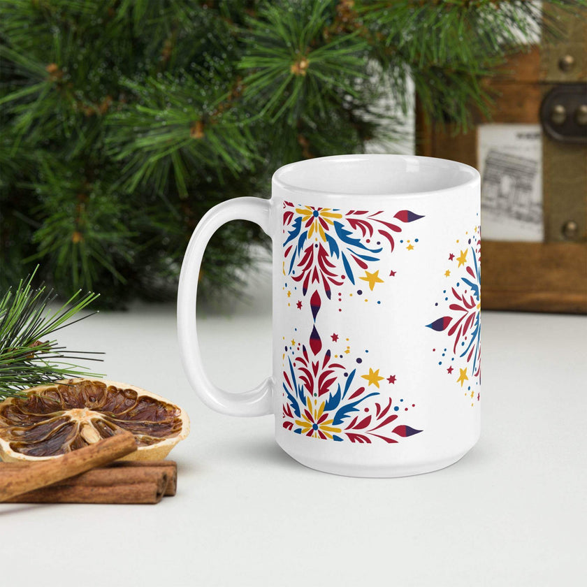 White glossy mug - STYLISHOUR