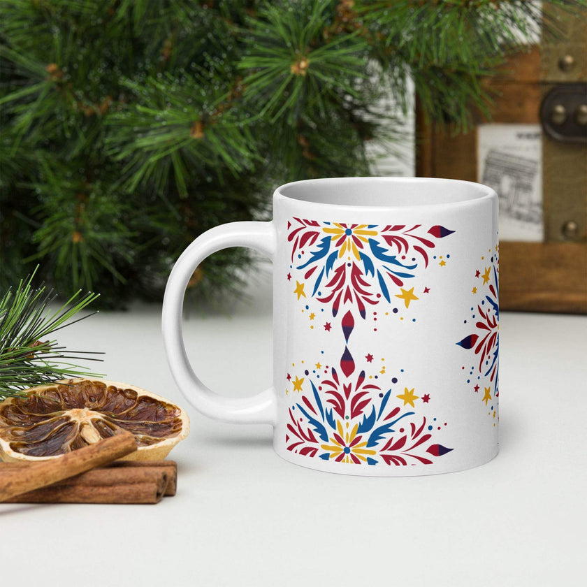 White glossy mug - STYLISHOUR