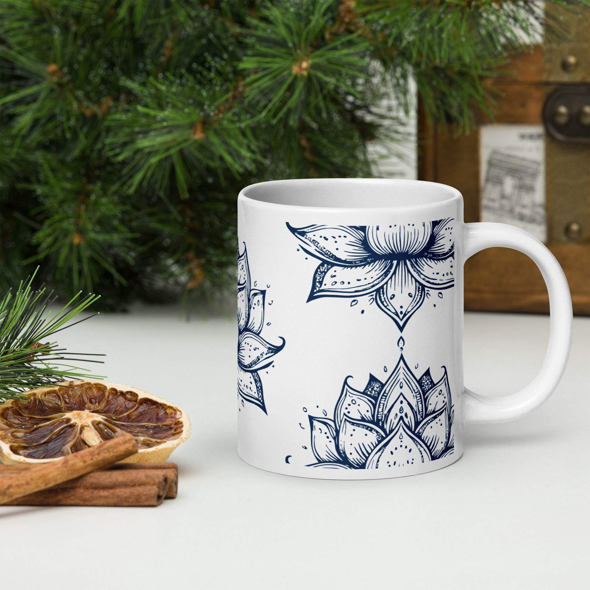 White glossy mug - STYLISHOUR