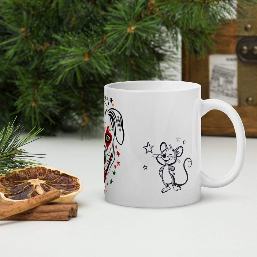 White glossy mug - STYLISHOUR