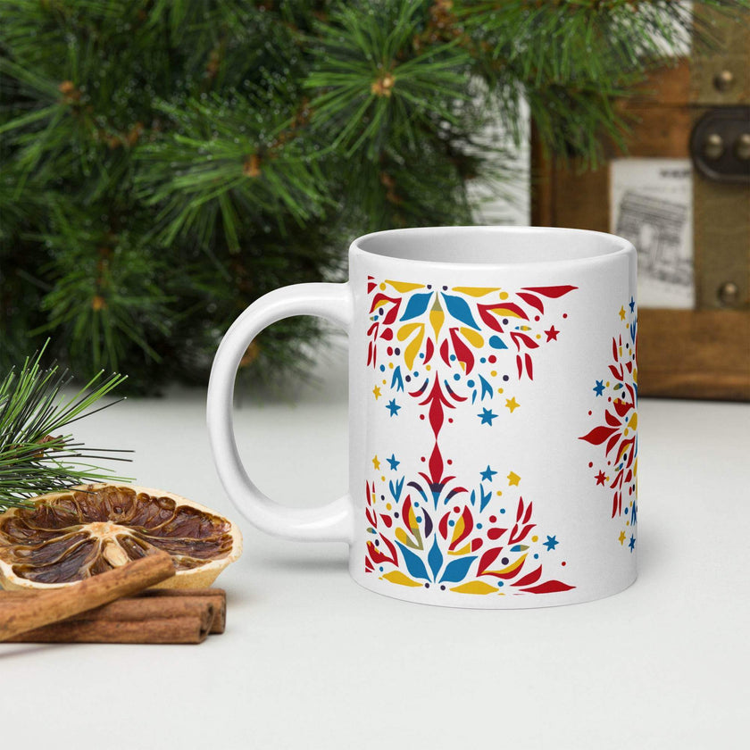 White glossy mug - STYLISHOUR