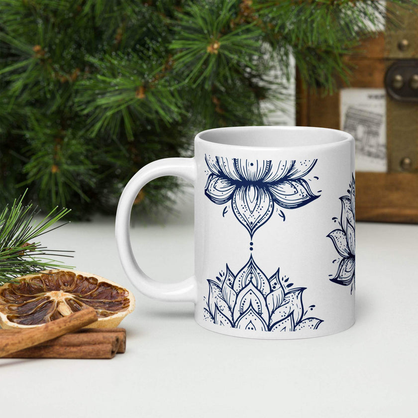 White glossy mug - STYLISHOUR