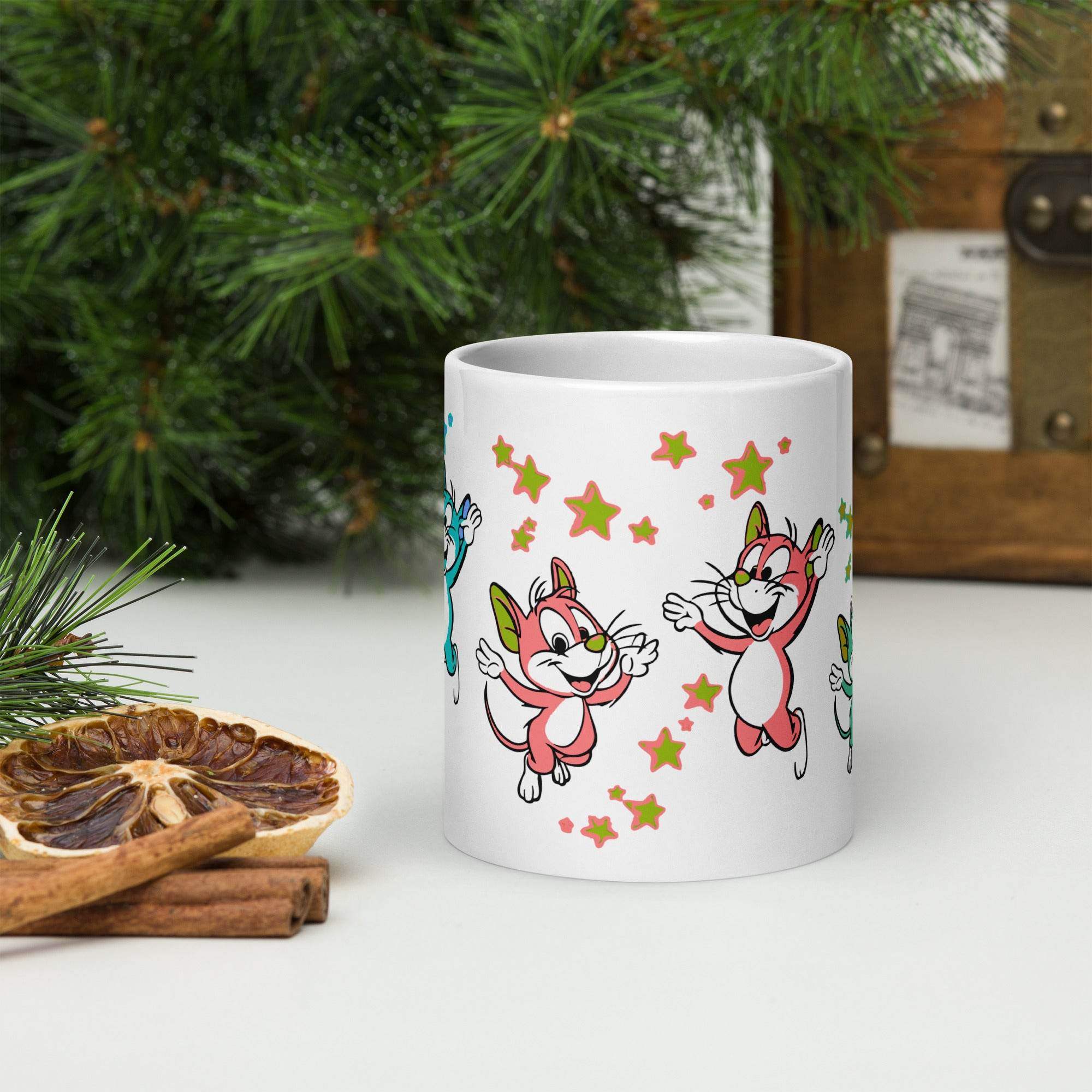 White glossy mug - STYLISHOUR
