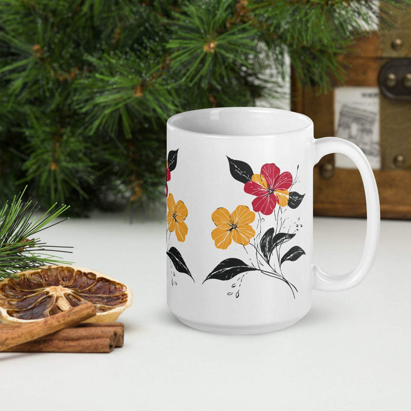 White glossy mug - STYLISHOUR