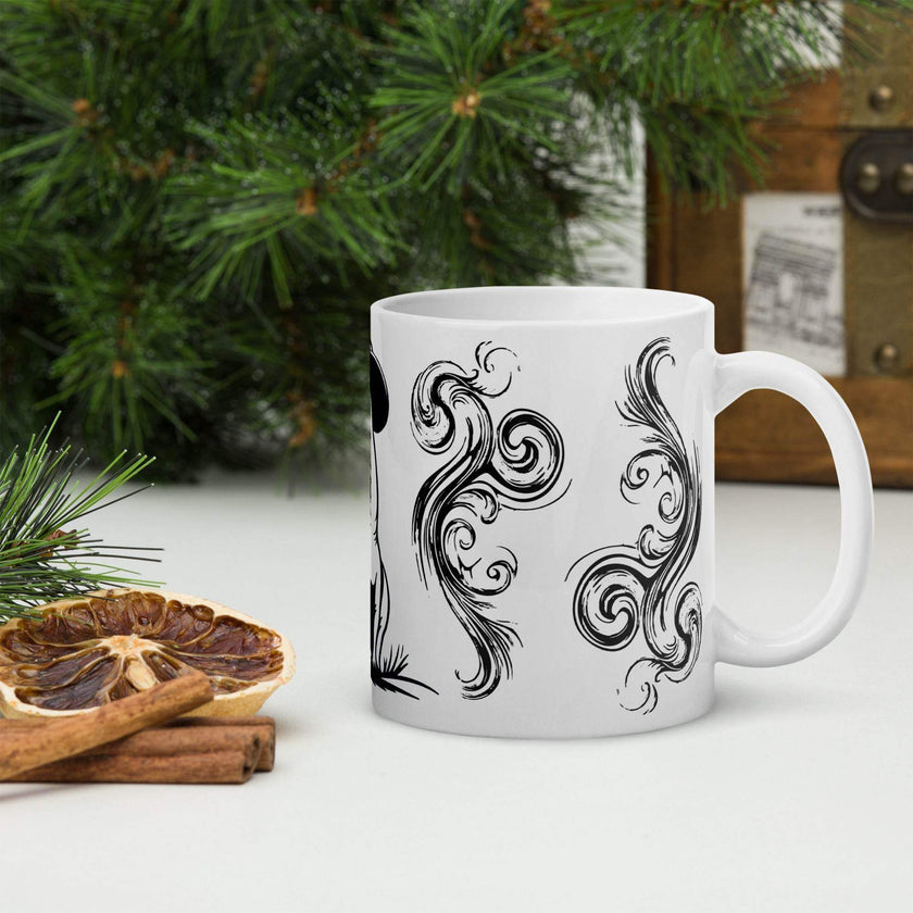 White glossy mug - STYLISHOUR