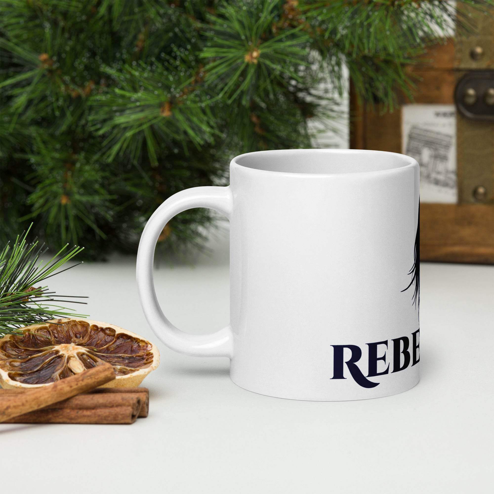 White glossy mug - STYLISHOUR