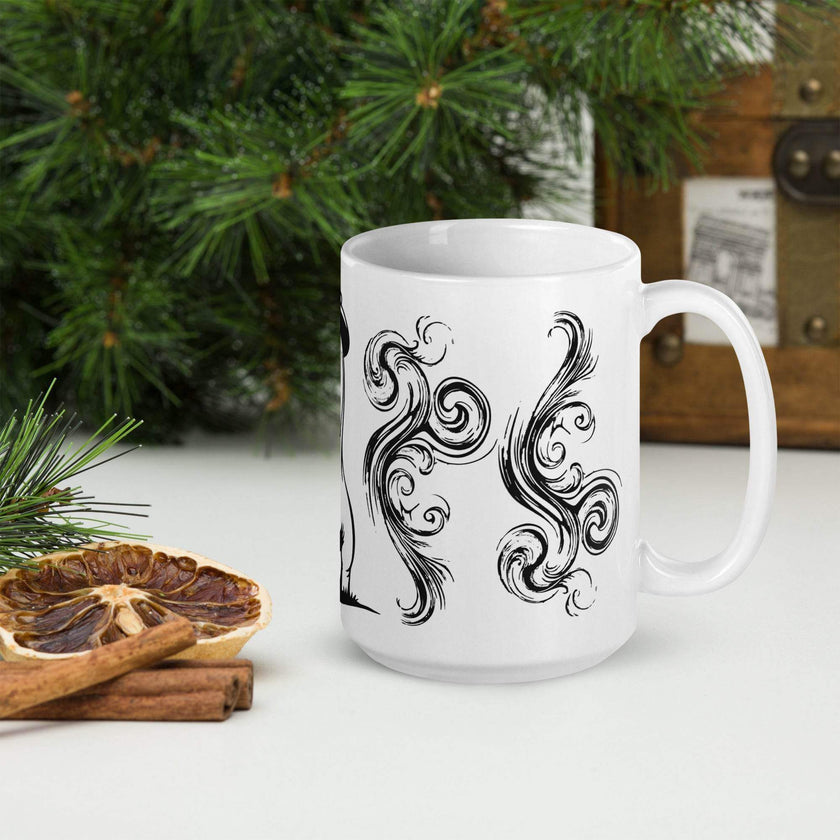 White glossy mug - STYLISHOUR