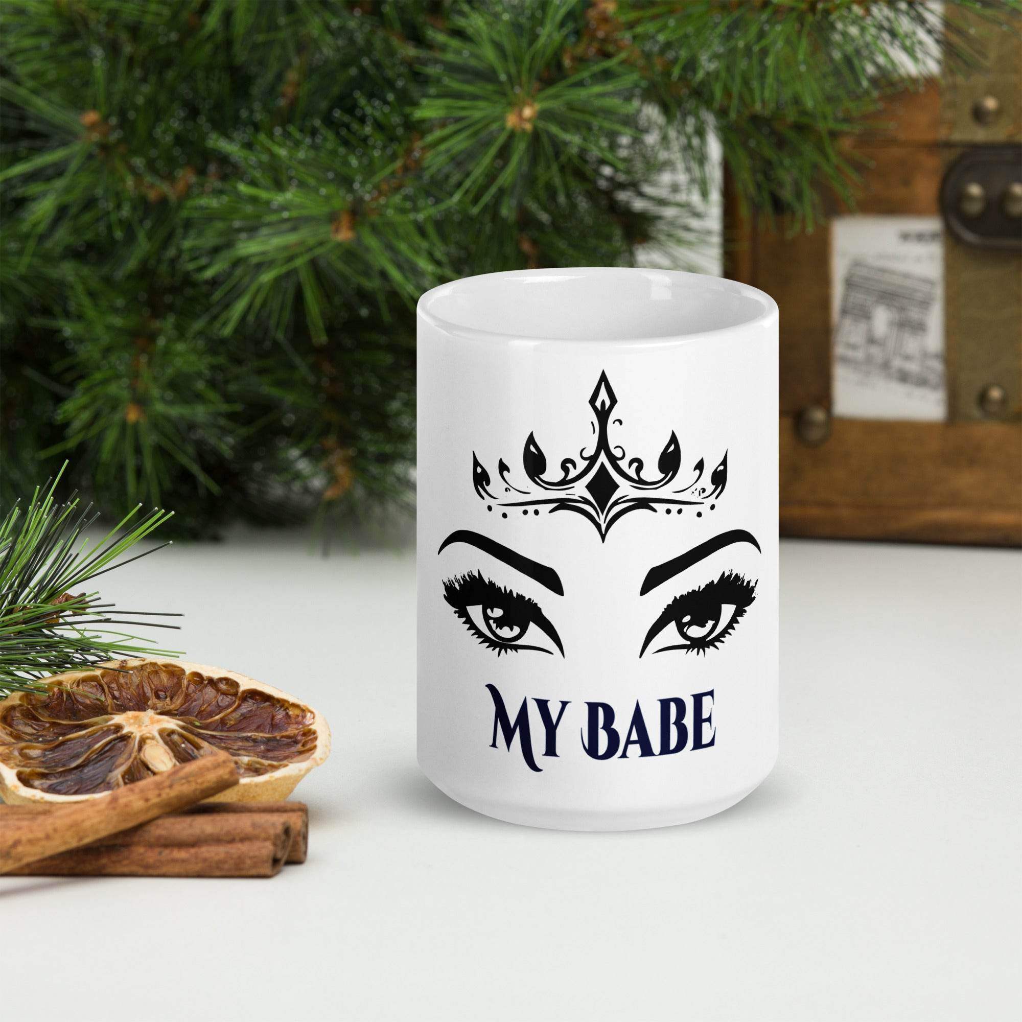 White glossy mug - STYLISHOUR