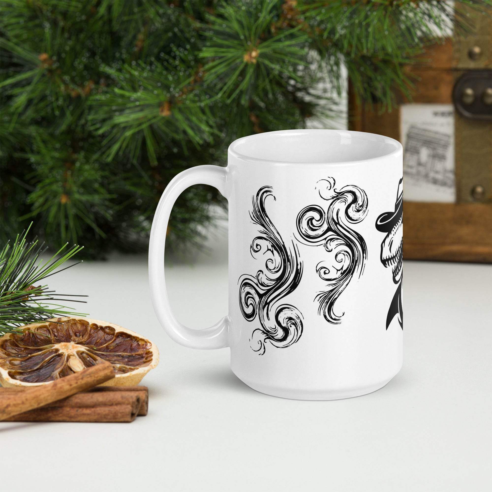 White glossy mug - STYLISHOUR