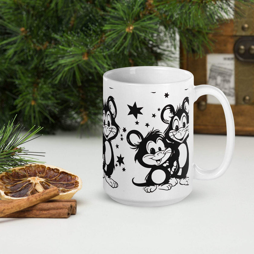 White glossy mug - STYLISHOUR