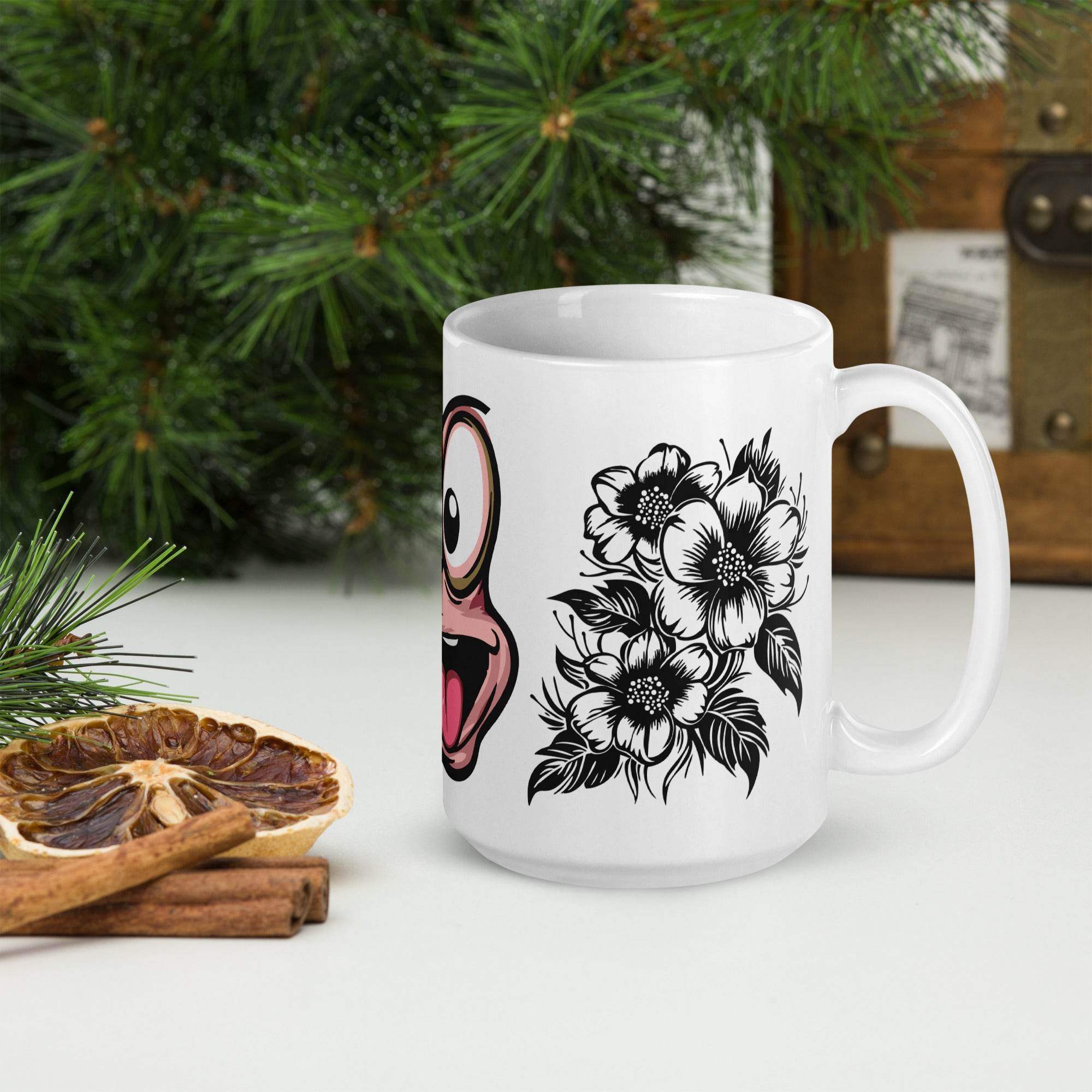 White glossy mug - STYLISHOUR