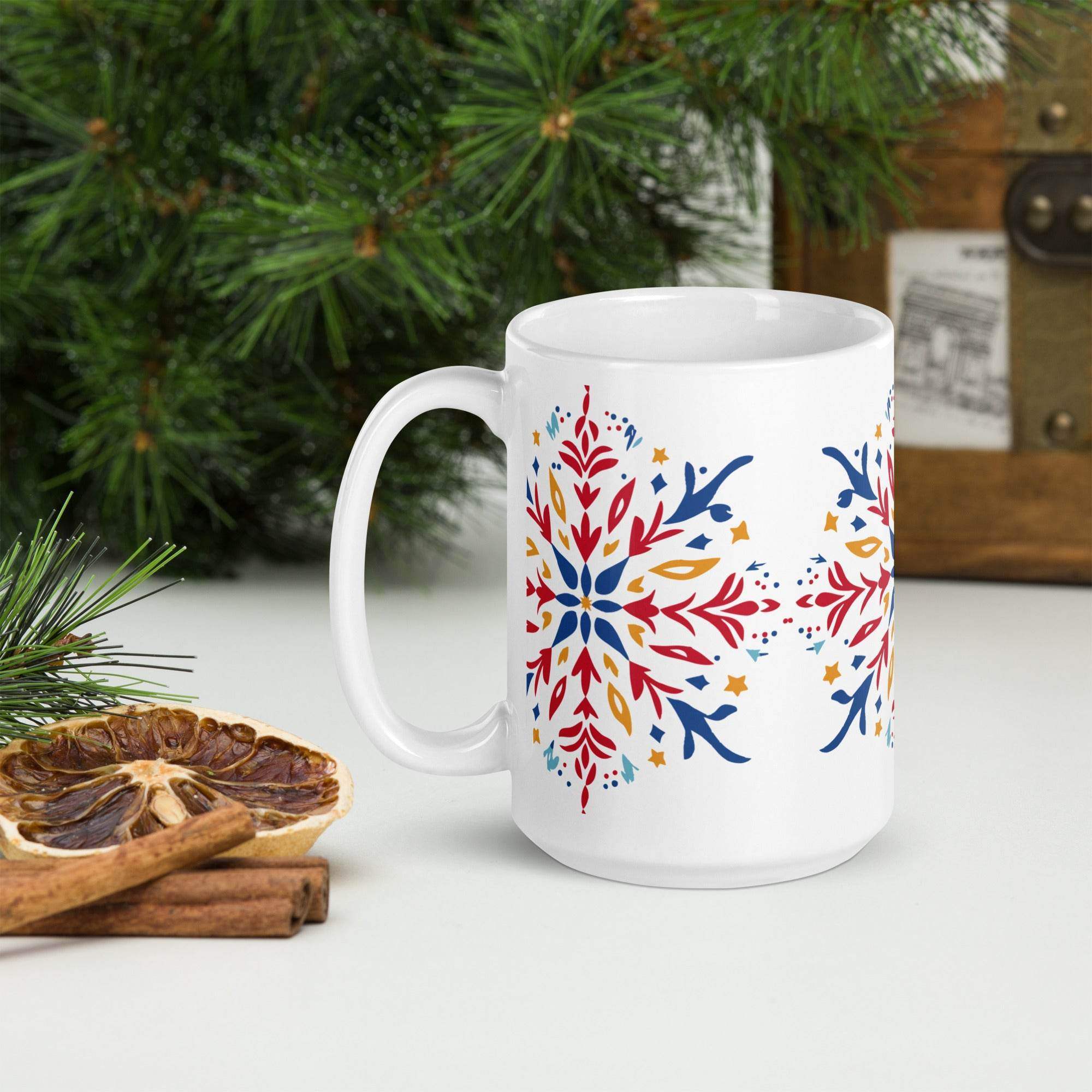 White glossy mug - STYLISHOUR