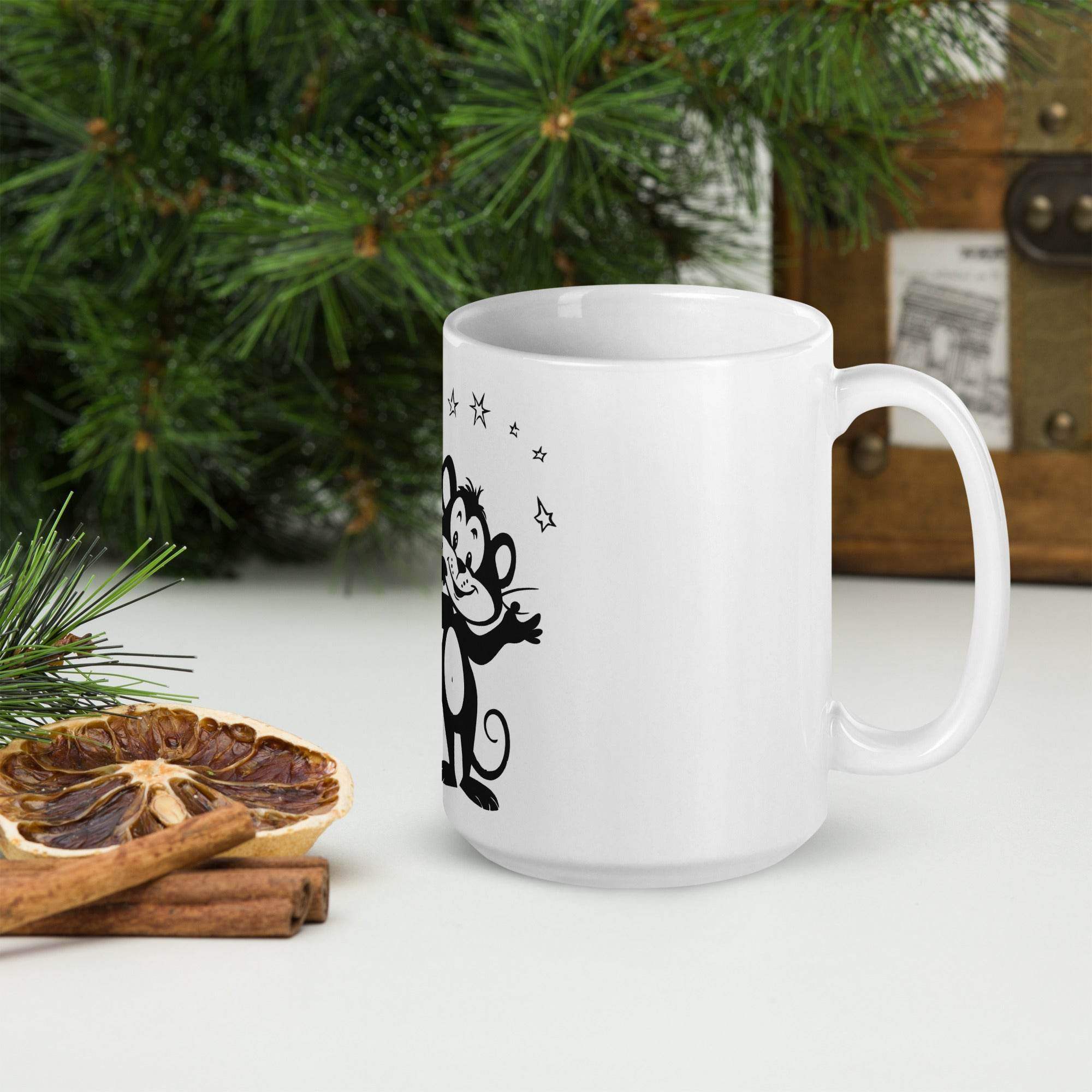 White glossy mug - STYLISHOUR